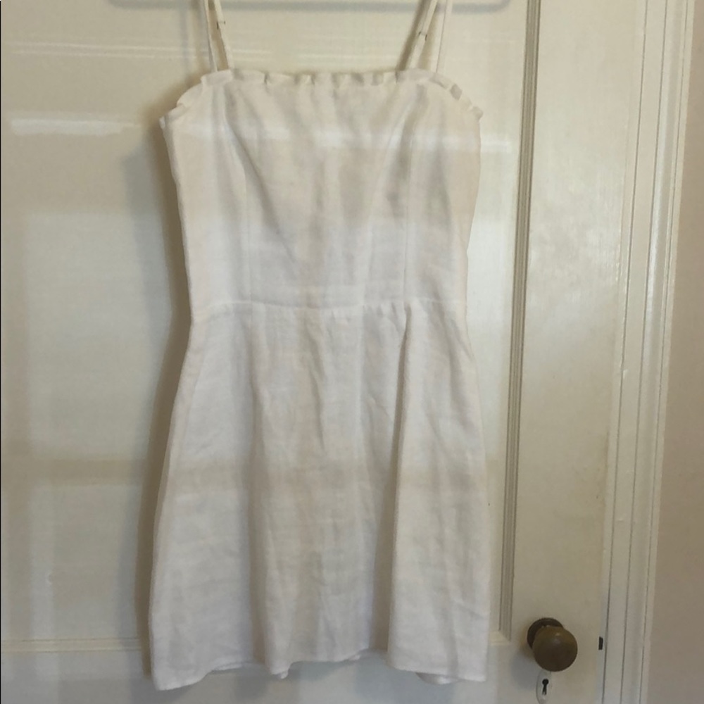 Reformation Linen A-line mini dress